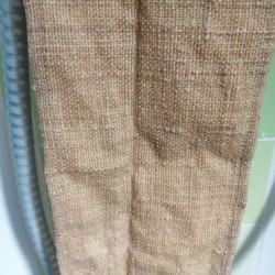 Détail de la sangle en lin