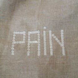 Sac à pain MOUSTOIR'AC en lin brut