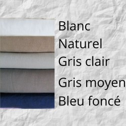 Nuancier Drap housse en lin lavé