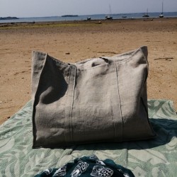 Le sac de plage idéal en lin naturel